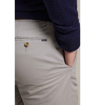 Polo Ralph Lauren Chino broek Stretch Slim Fit lichtgrijs