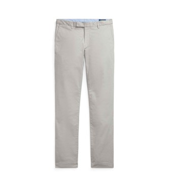 Polo Ralph Lauren Chino broek Stretch Slim Fit lichtgrijs