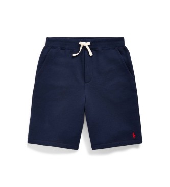 Polo Ralph Lauren Pantaloncini in pile blu navy con coulisse