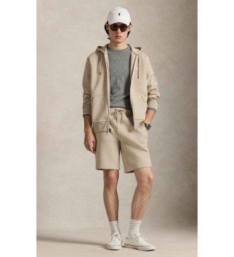 Polo Ralph Lauren Cal��es de malha dupla bege