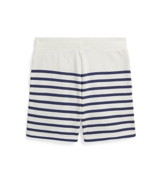 Polo Ralph Lauren Pantaloncini in spugna a righe bianche