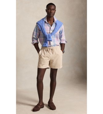 Polo Ralph Lauren Short prepster Polo de veludo cotelê bege