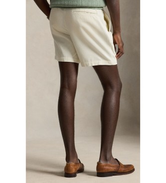 Polo Ralph Lauren Short prepster Polo de veludo cotelê branco sujo
