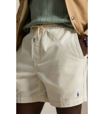 Polo Ralph Lauren Short prepster Polo de veludo cotelê branco sujo