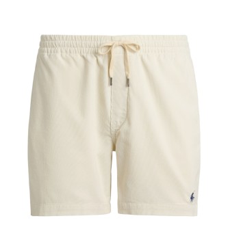 Polo Ralph Lauren Short prepster Polo de veludo cotelê branco sujo