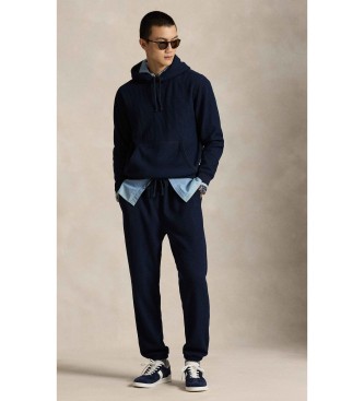 Polo Ralph Lauren Trainingsbroek in marine wafel en fleece
