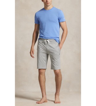 Polo Ralph Lauren Grijze katoenen gebreide pyjamabroek