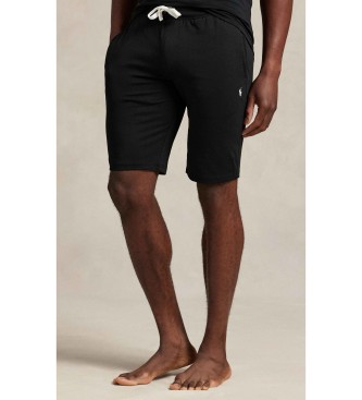 Polo Ralph Lauren Zwarte katoenen gebreide pyjamabroek