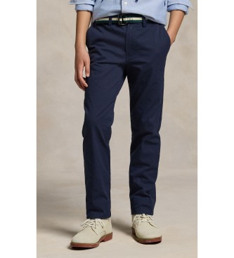 Polo Ralph Lauren Pantalone in twill elasticizzato Slim Fit blu marino