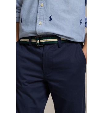 Polo Ralph Lauren Pantalone in twill elasticizzato Slim Fit blu marino
