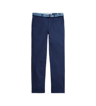 Polo Ralph Lauren Pantalone in twill elasticizzato Slim Fit blu marino