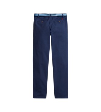 Polo Ralph Lauren Pantalone in twill elasticizzato Slim Fit blu marino