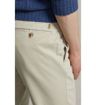 Polo Ralph Lauren Slim Fit elastiske twill-bukser beige