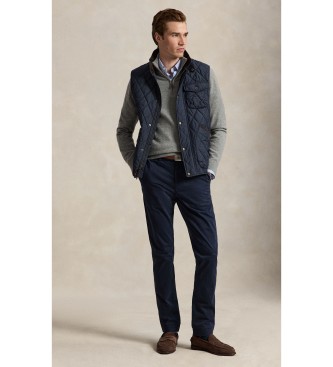 Polo Ralph Lauren Pantalón Jarrett de satén Slim Fit marino
