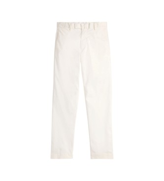 Polo Ralph Lauren Pantalón Jarrett de satén Slim Fit blanco