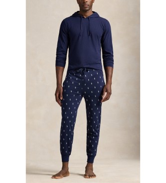 Polo Ralph Lauren Marine gebreide pyjamabroek