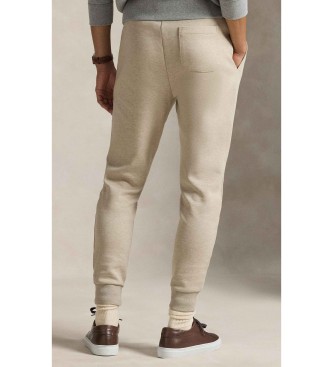 Polo Ralph Lauren Dubbel gebreide joggerbroek beige
