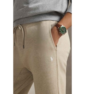 Polo Ralph Lauren Dubbel gebreide joggerbroek beige