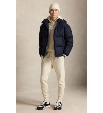 Polo Ralph Lauren Calça jogger de malha dupla branco creme