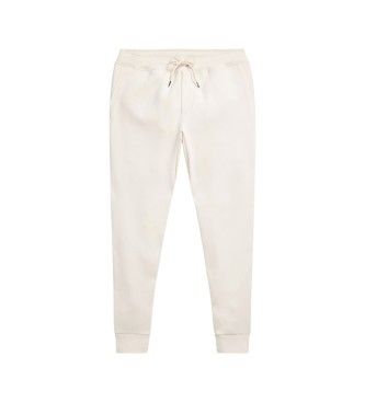 Polo Ralph Lauren Calça jogger de malha dupla branco creme