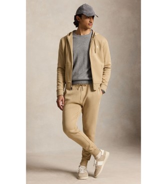 Polo Ralph Lauren Calça jogger de malha dupla bege