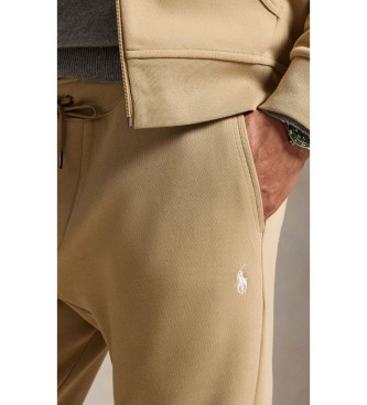 Polo Ralph Lauren Calça jogger de malha dupla bege