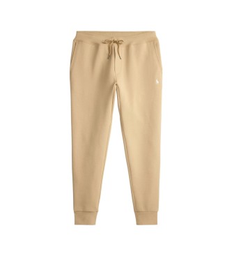 Polo Ralph Lauren Calça jogger de malha dupla bege