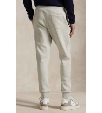 Polo Ralph Lauren Grijze dubbel gebreide joggerbroek