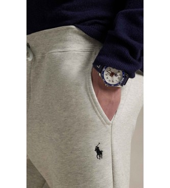 Polo Ralph Lauren Grijze dubbel gebreide joggerbroek