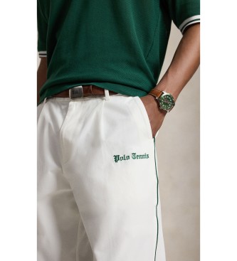 Polo Ralph Lauren Calça Oakfort de faille Classic Fit branca