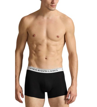 Polo Ralph Lauren Set van 3 klassieke zwarte katoenen boxershorts