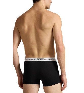 Polo Ralph Lauren Set van 3 klassieke zwarte katoenen boxershorts