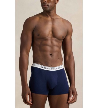 Polo Ralph Lauren Set van 3 klassieke marineblauwe katoenen boxershorts