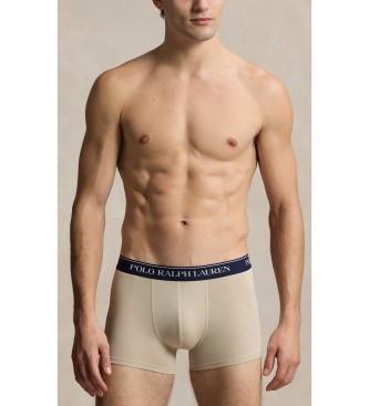 Polo Ralph Lauren Set 3 klassieke katoenen boxershorts beige, rood, navy