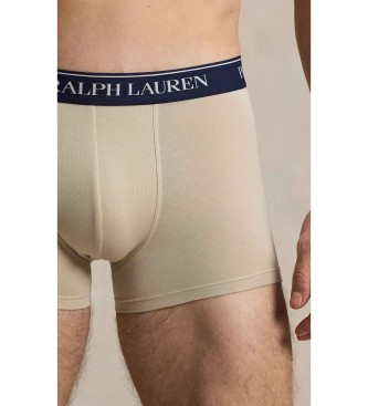 Polo Ralph Lauren Set 3 klassieke katoenen boxershorts beige, rood, navy