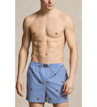 Polo Ralph Lauren Set 3 Boxershorts aus Baumwolle marineblau, blau, weiß