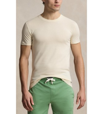 Polo Ralph Lauren Set van 3 T-shirts met ronde hals beige, wit
