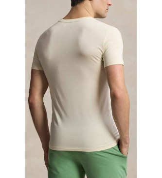 Polo Ralph Lauren Set van 3 T-shirts met ronde hals beige, wit