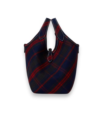 Polo Ralph Lauren Sac tote Polo Play à bandoulière à carreaux marine