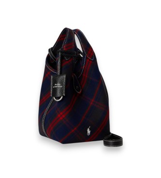 Polo Ralph Lauren Sac tote Polo Play à bandoulière à carreaux marine