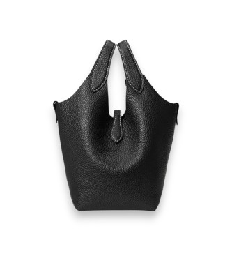 Polo Ralph Lauren Borsa tote e a tracolla Polo Play in pelle nera