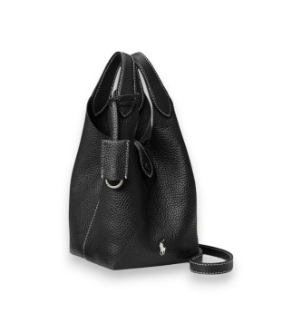 Polo Ralph Lauren Borsa tote e a tracolla Polo Play in pelle nera