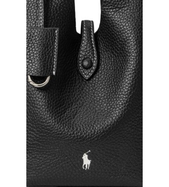 Polo Ralph Lauren Borsa tote e a tracolla Polo Play in pelle nera