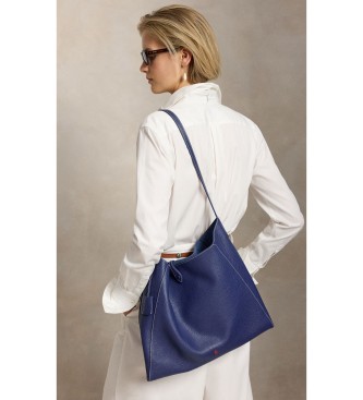 Polo Ralph Lauren Polo Play messenger taske i marineblå læder