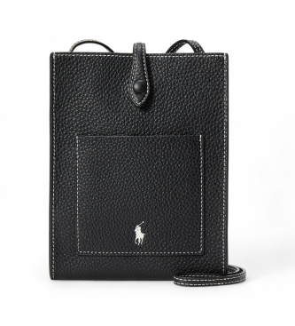 Polo Ralph Lauren Borsa a tracolla Polo Play in pelle nera