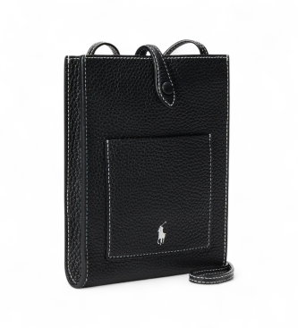 Polo Ralph Lauren Borsa a tracolla Polo Play in pelle nera