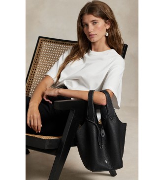 Polo Ralph Lauren Bolso tote Polo Play de piel negro