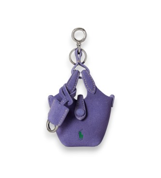Polo Ralph Lauren Adorno bolso Polo Play de ante lila