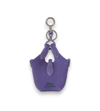 Polo Ralph Lauren Adorno bolso Polo Play de ante lila
