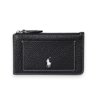 Polo Ralph Lauren Portacarte in pelle Polo Play nero